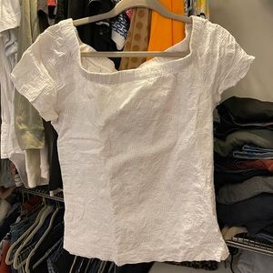 White off the shoulder blouse